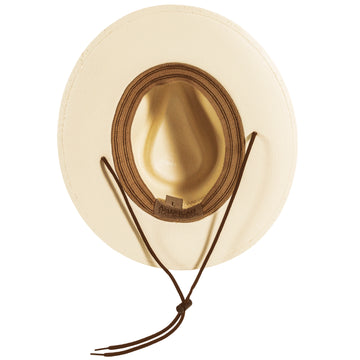 Milan | Mens Cream Firm Straw Fedora Hat
