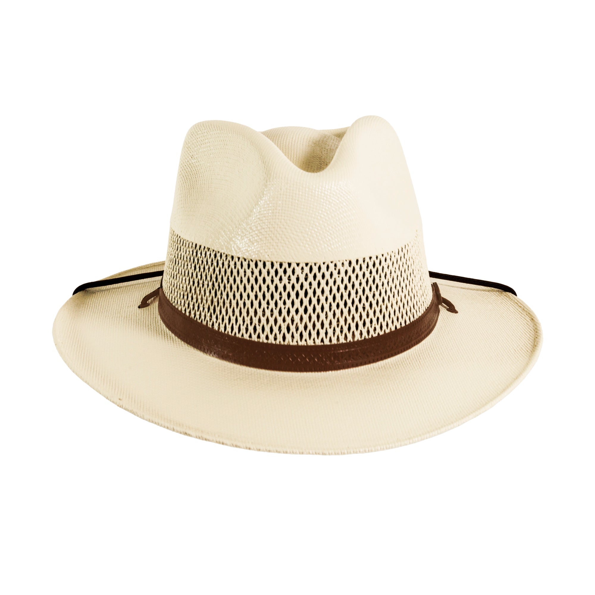 Milan | Mens Cream Firm Straw Fedora Hat