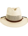 Milan | Mens Cream Firm Straw Fedora Hat