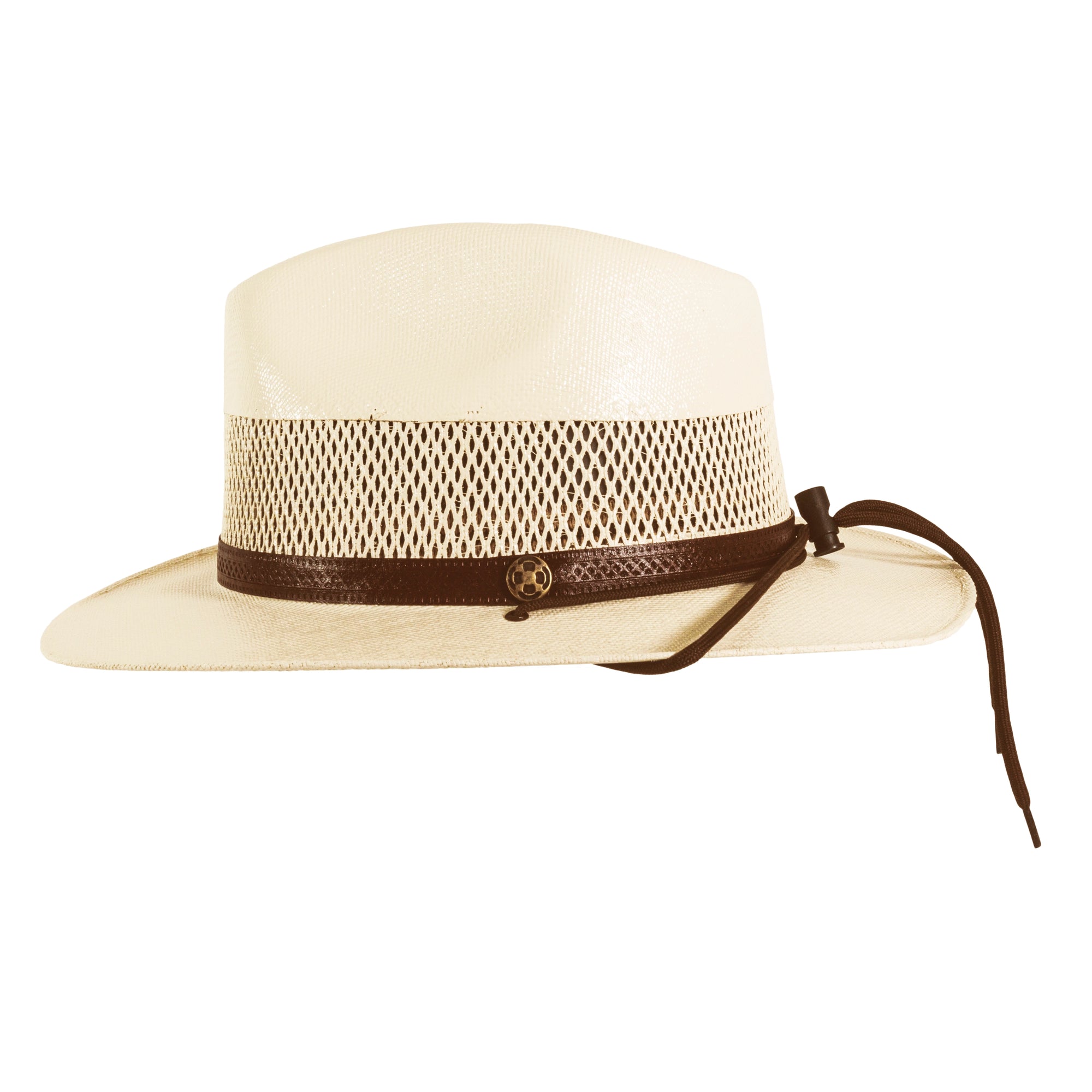 Milan | Mens Cream Firm Straw Fedora Hat