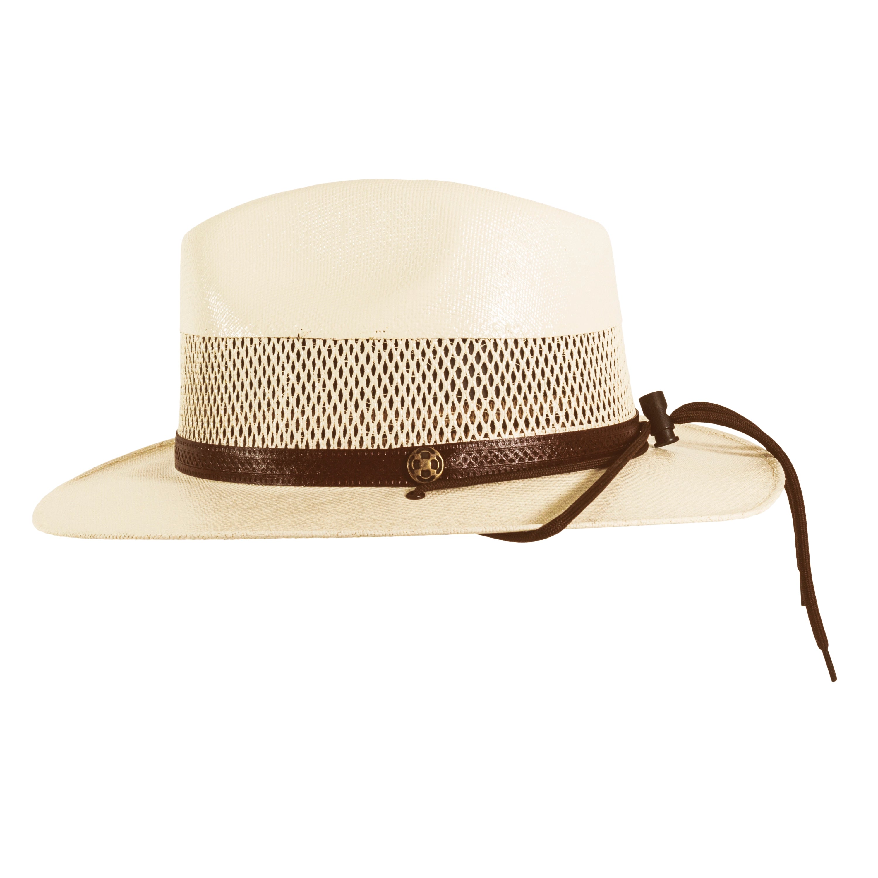 Milan | Mens Cream Firm Straw Fedora Hat