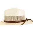 Milan | Mens Cream Firm Straw Fedora Hat