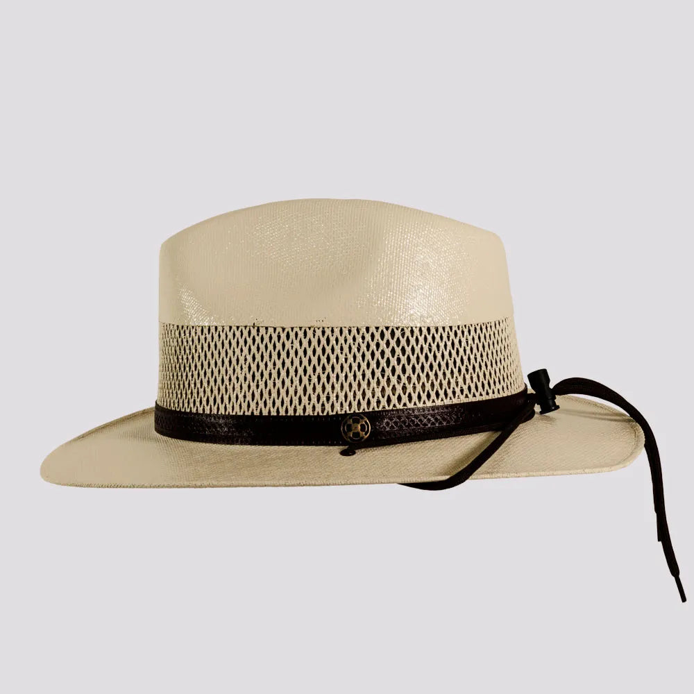 Milan | Womens Cream Firm Straw Fedora Hat