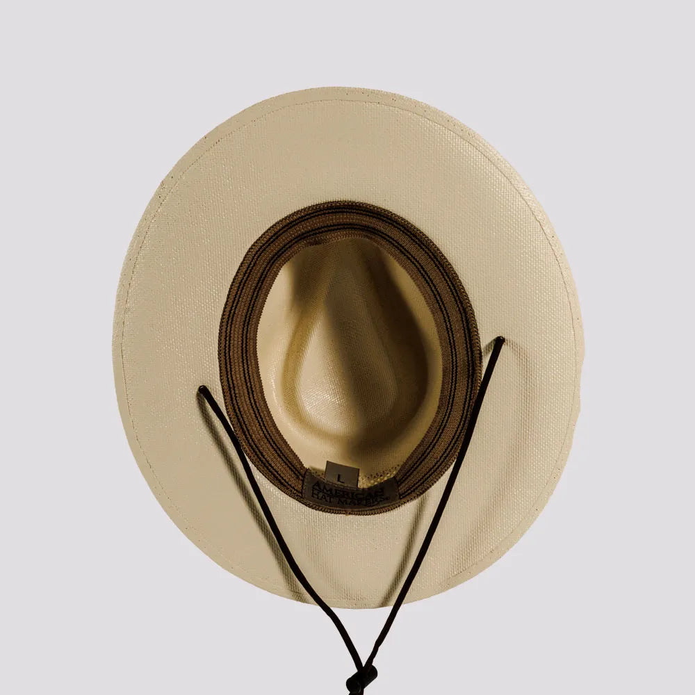 Milan | Womens Cream Firm Straw Fedora Hat
