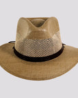 Milan | Mens Tan Firm Straw Fedora Hat