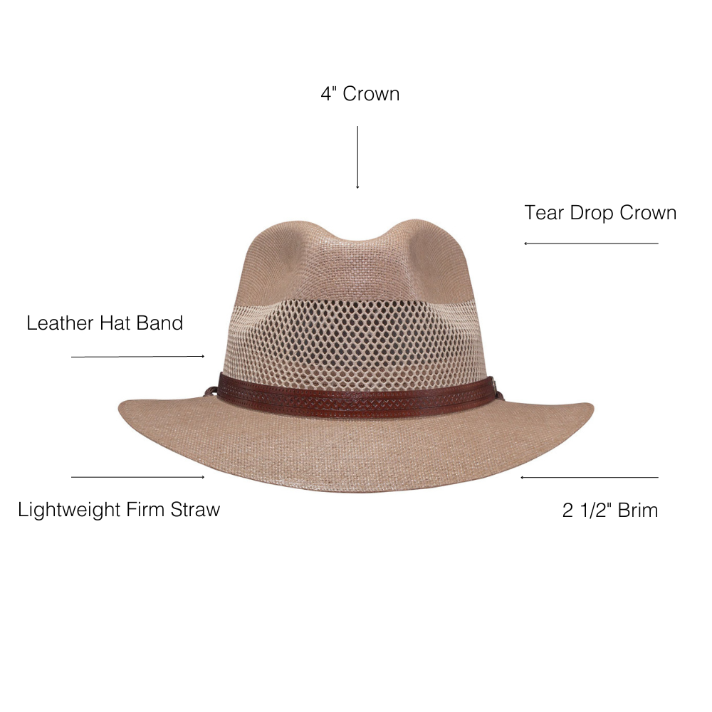 PINZANO Milan Straw Hats | Penner's | Buy Online 6 3/4 / PINZANO Khaki