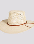 Mira | Mens Glazed Two Tone Toyo Straw Outback Hat