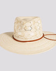 Mira | Womens Glazed Two Tone Toyo Straw Outback Hat