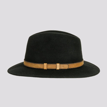 Moab Womens Black Outback Felt Side View