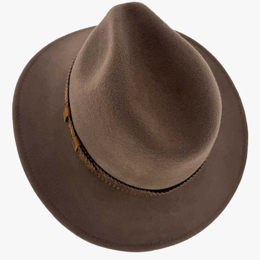 Moab | Mens Crushable Wool Felt Safari Hat with Leather Band