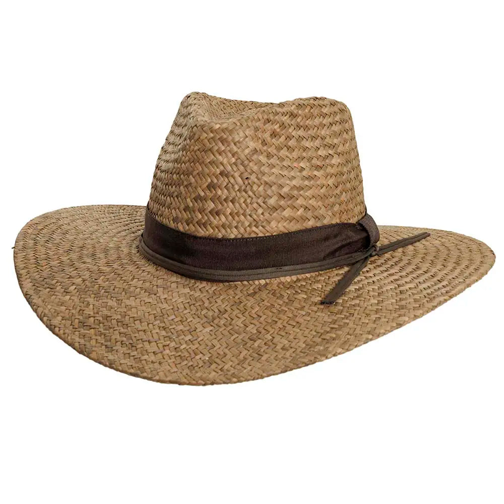 Morgan Sun Straw Hat Side Angled View