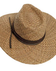 Morgan Sun Straw Hat Top Angled View