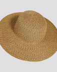 Mynah | Womens Mix Paper Braid Round Crown Straw Sun Hat