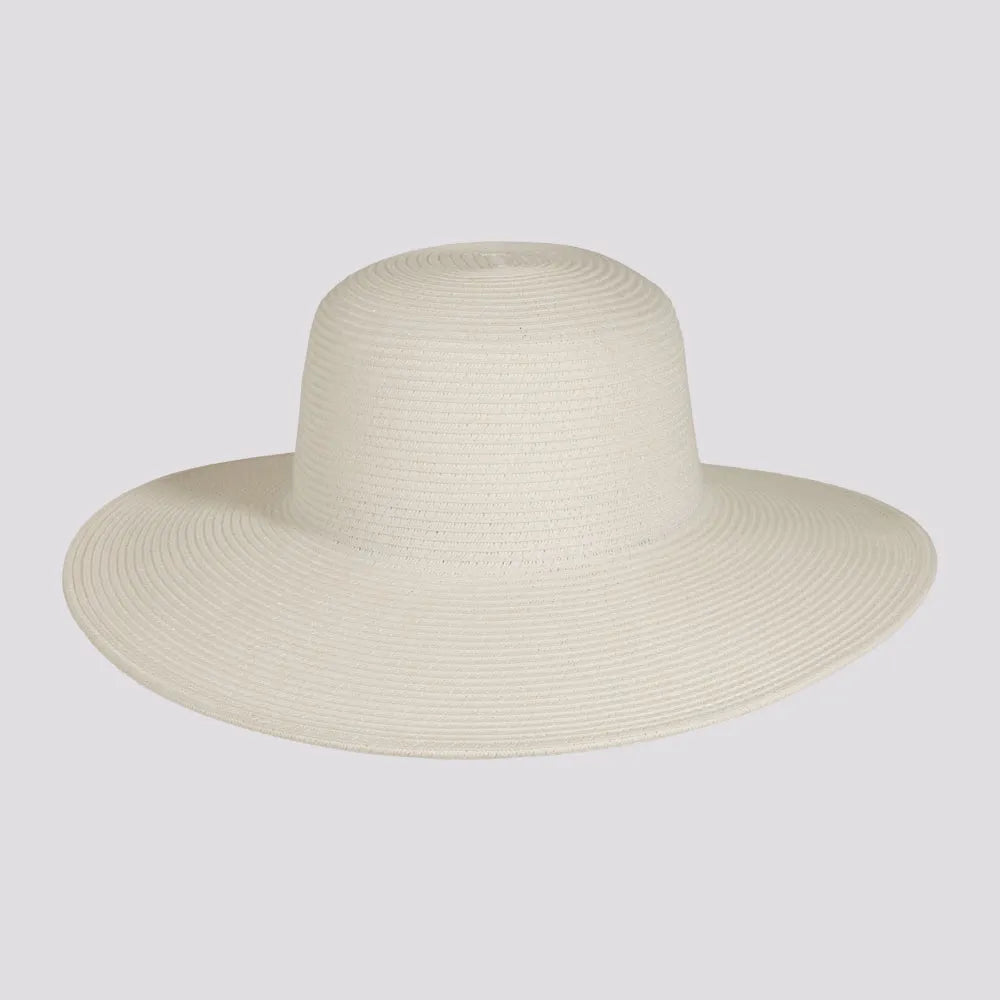 Mynah | Womens Mix Paper Braid Round Crown Straw Sun Hat