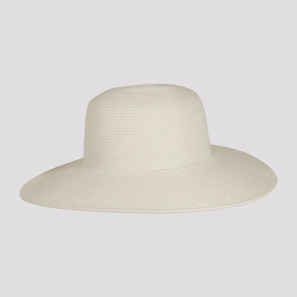 Mynah | Womens Mix Paper Braid Round Crown Straw Sun Hat