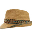 Naples Sun Straw Hat Side View