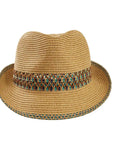 Naples Sun Straw Hat Front View