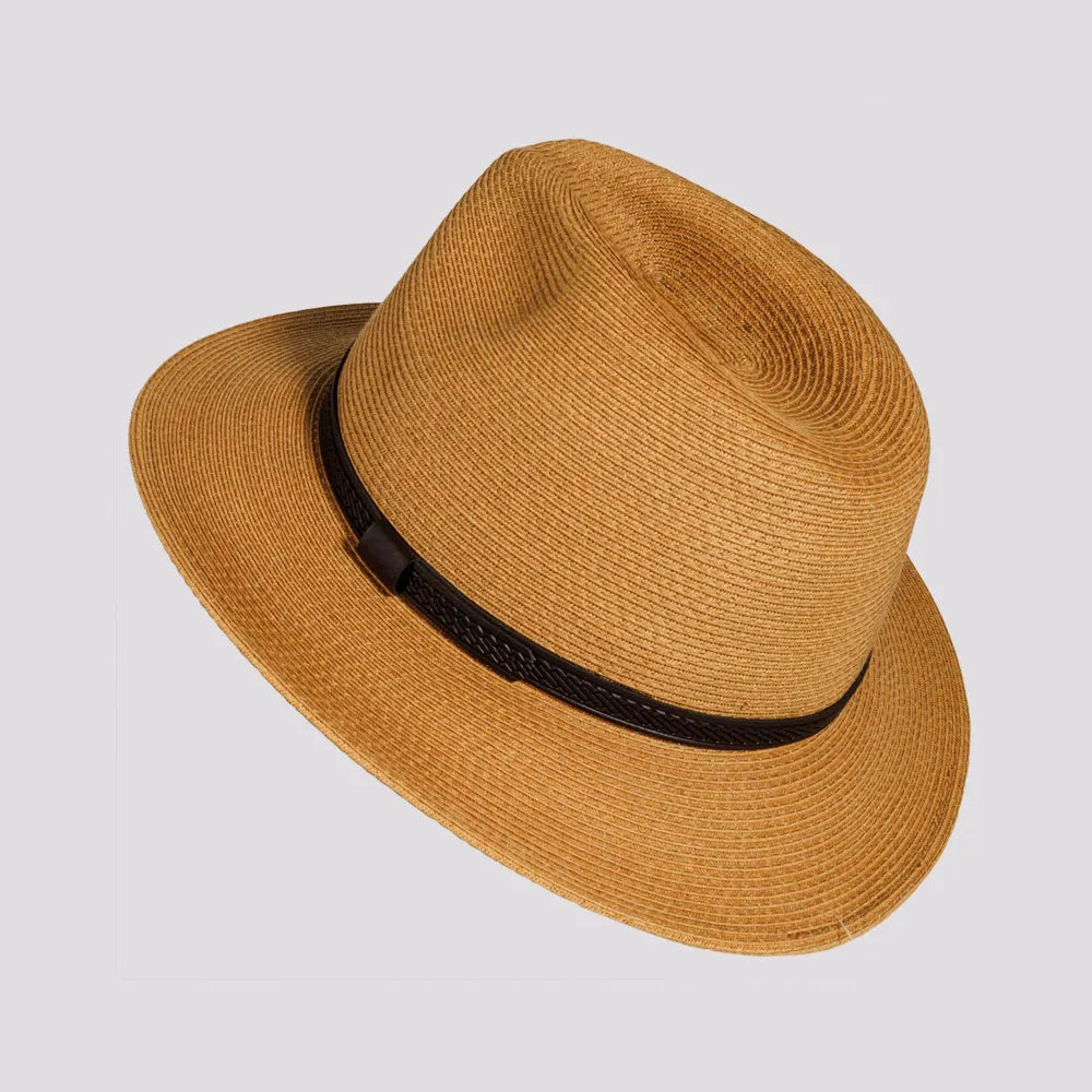 Nassau | Mens Fine Toyo Paper Braid Downturn Safari Sun Hat