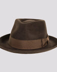 Newark | Womens Crushable Wool Felt Teardrop Fedora Hat