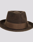 Newark | Womens Crushable Wool Felt Teardrop Fedora Hat