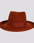 Oakley | Womens Crushable Wool Felt Teardrop Fedora Hat with Curled Brim