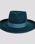 Oakley | Womens Crushable Wool Felt Teardrop Fedora Hat with Curled Brim