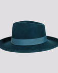 Oakley | Womens Crushable Wool Felt Teardrop Fedora Hat with Curled Brim