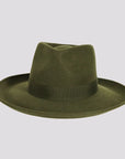 Oakley | Womens Crushable Wool Felt Teardrop Fedora Hat with Curled Brim