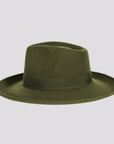 Oakley | Womens Crushable Wool Felt Teardrop Fedora Hat with Curled Brim