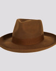 Oakley | Womens Crushable Wool Felt Teardrop Fedora Hat with Curled Brim