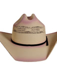 olivia womens pink straw cowboy hat front