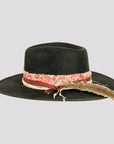 Onyx | Womens Wool Felt Vintage Rancher Hat