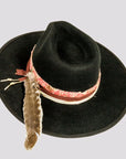 Onyx | Womens Wool Felt Vintage Rancher Hat