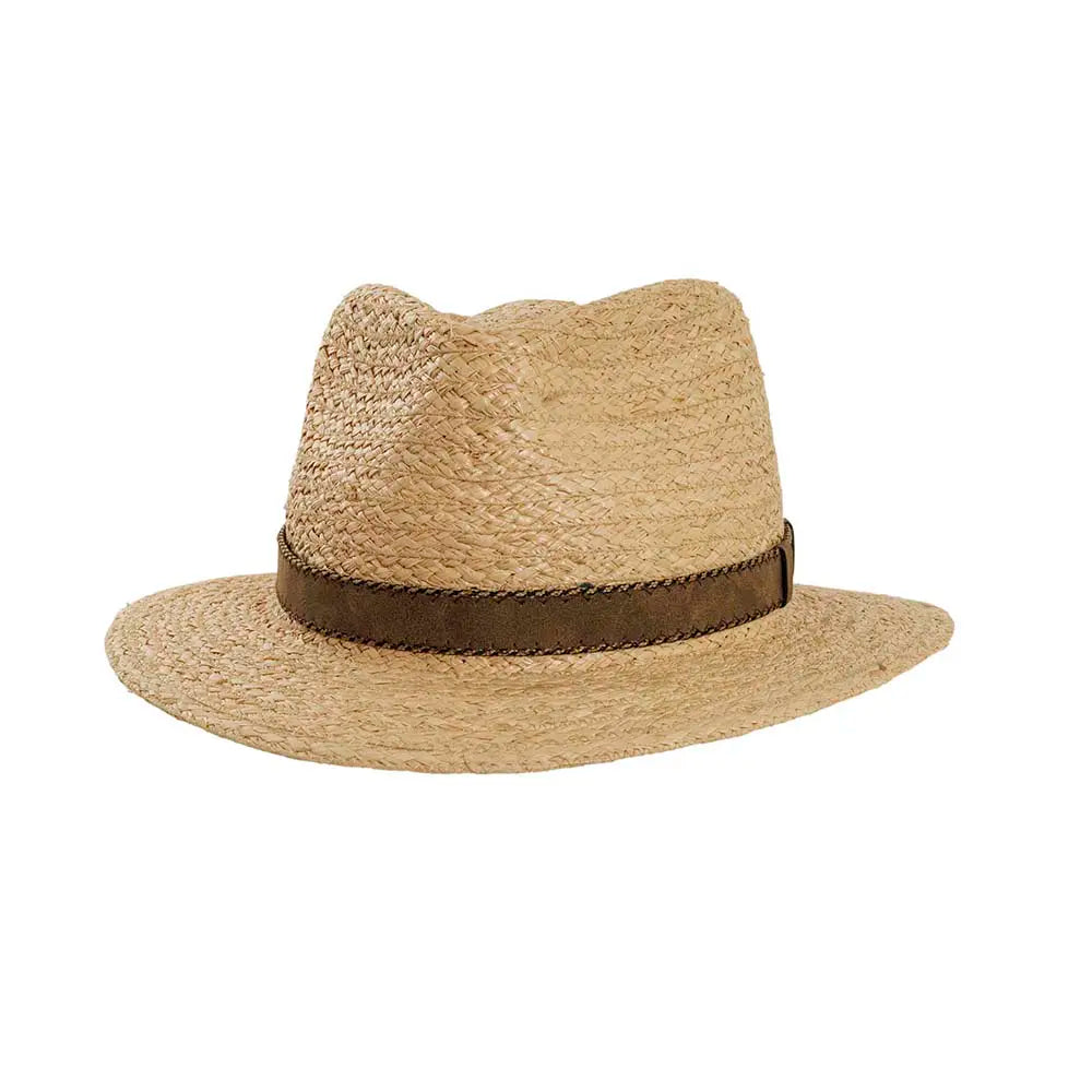 Palermo Sun Straw Hat Front View
