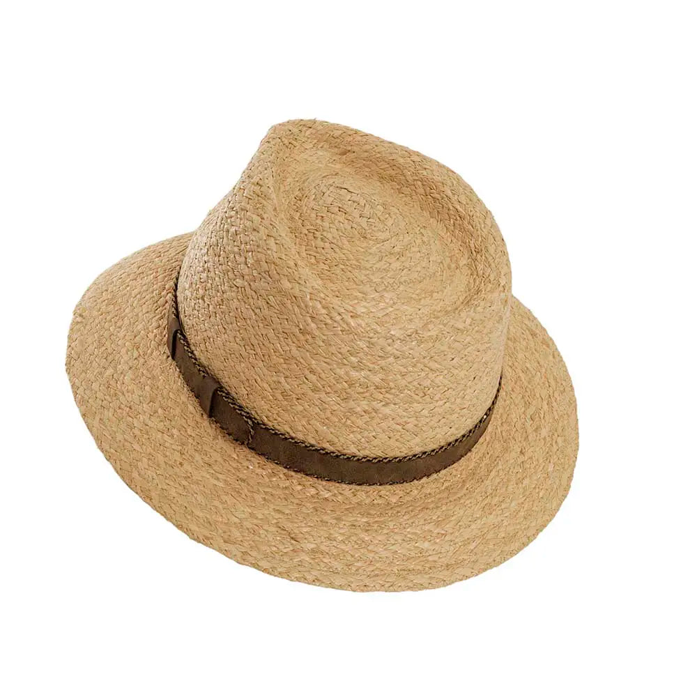 Palermo Sun Straw Hat Top View