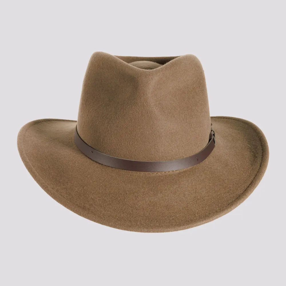 Pathfinder Mens Wool Felt Outback Hat American Hat Makers