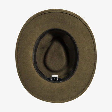 Pathfinder | Womens Olive Wool Felt Outback Hat