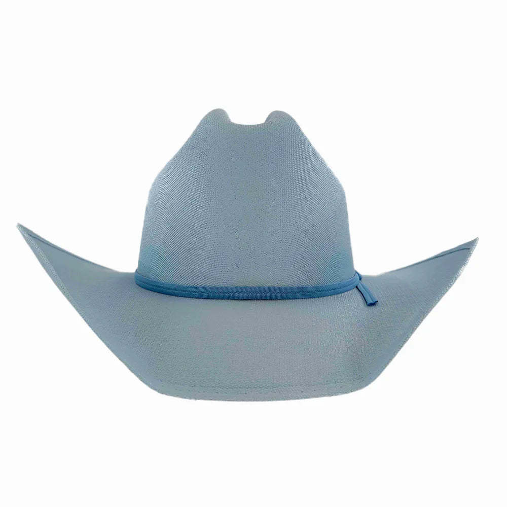 Pioneer | Mens Baby Blue Canvas Cotton Western Cowboy Hat