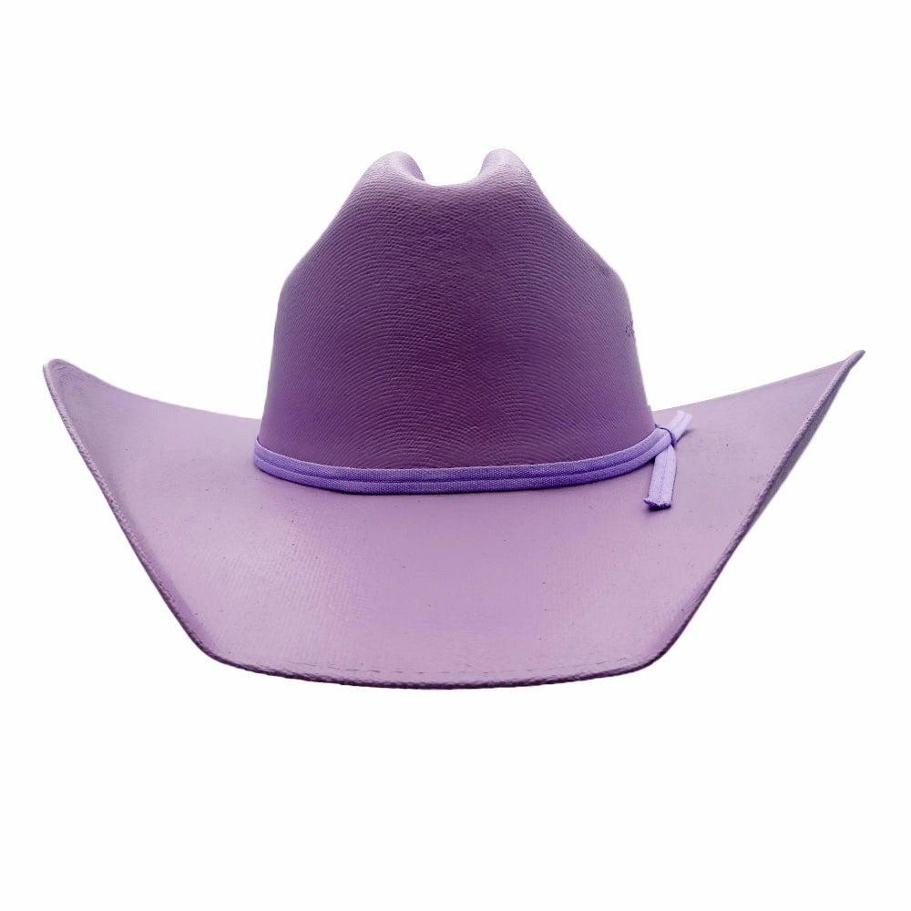 Pioneer | Mens Lilac Canvas Cotton Western Cowboy Hat