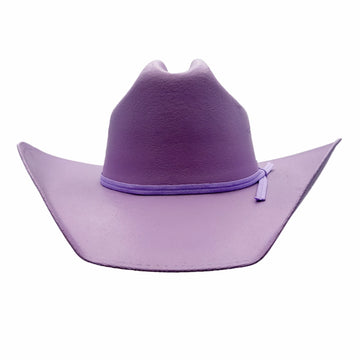 Pioneer | Mens Lilac Canvas Cotton Western Cowboy Hat