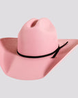 pioneer pink straw cowboy hat american hat makers front side view