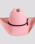 pioneer pink straw cowboy hat american hat makers front view