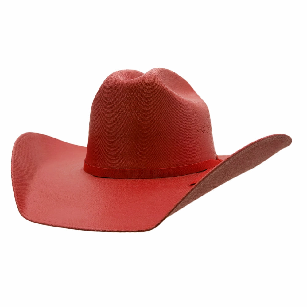 Pioneer | Mens Red Canvas Cotton Western Cowboy Hat