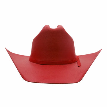 Pioneer | Mens Red Canvas Cotton Western Cowboy Hat