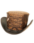 quest top hat leather front angled view