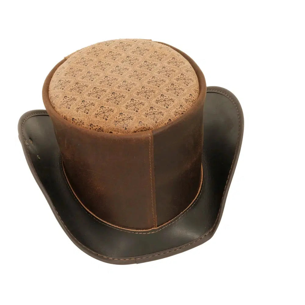 quest top hat leather back view