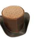 quest top hat leather back view