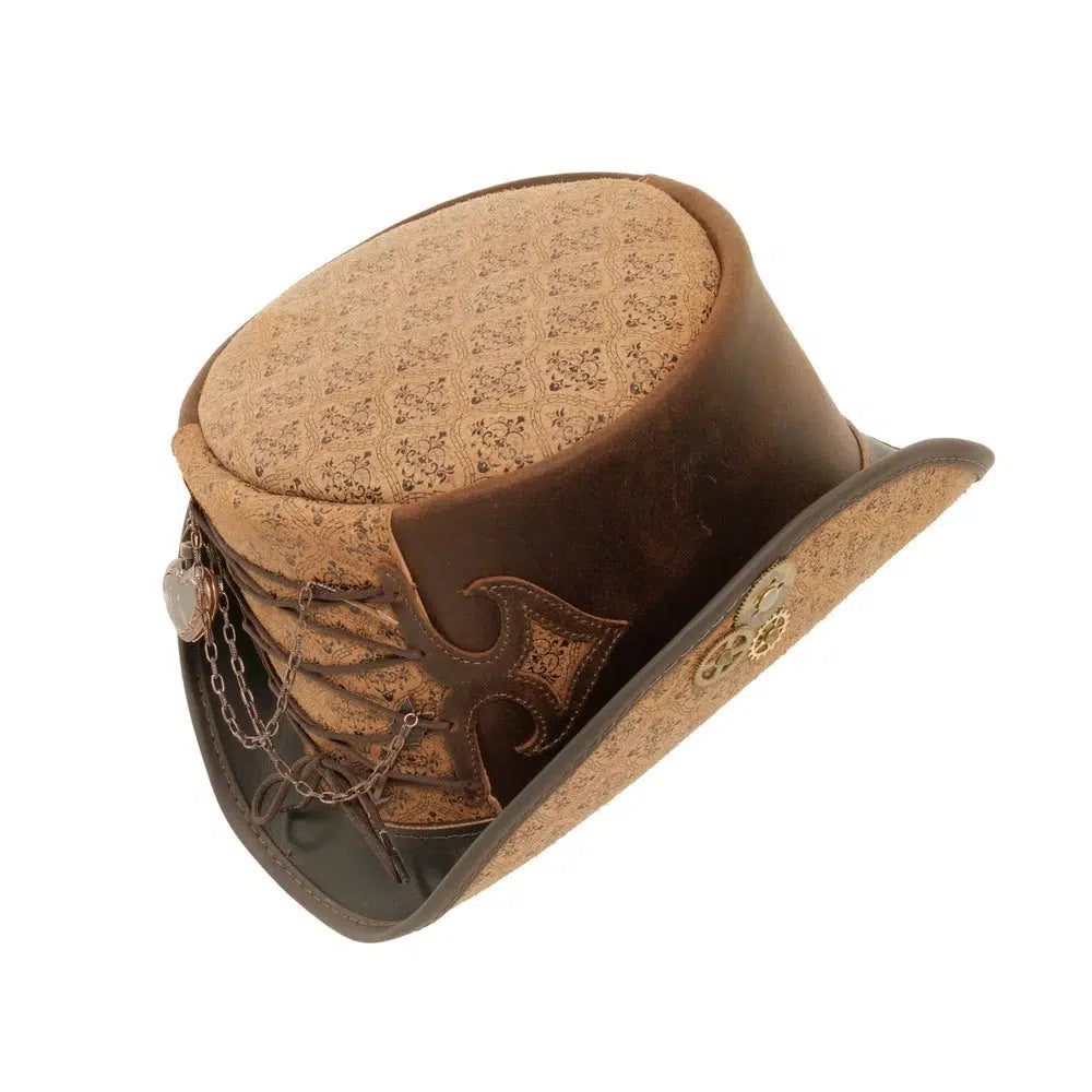 quest top hat leather top view