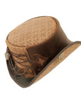 quest top hat leather top view
