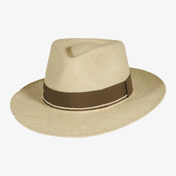 Quito | Mens Natural Woven Genuine Panama Hat